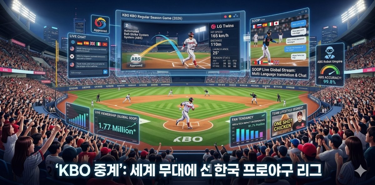 KBO 중계: 세계 무대에 선 한국 프로야구 리그