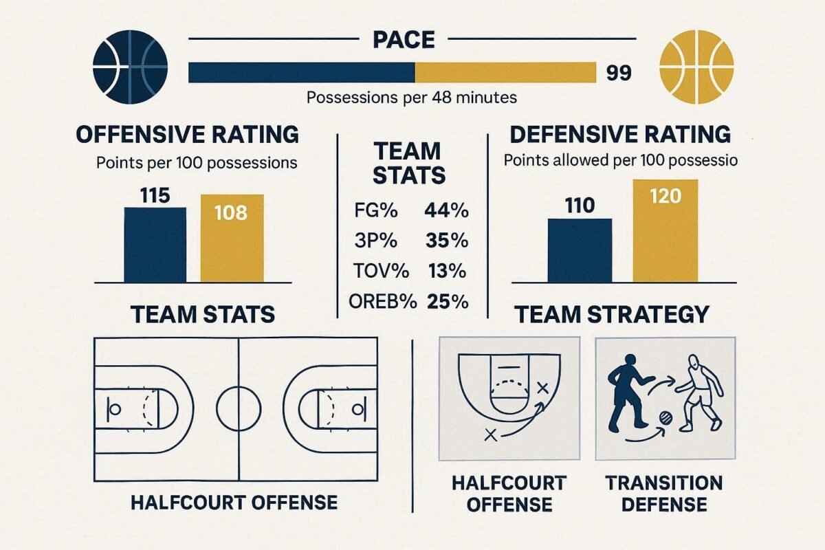 NBA 경기 분석 경기 속도, 효율성, 팀 전략 평가