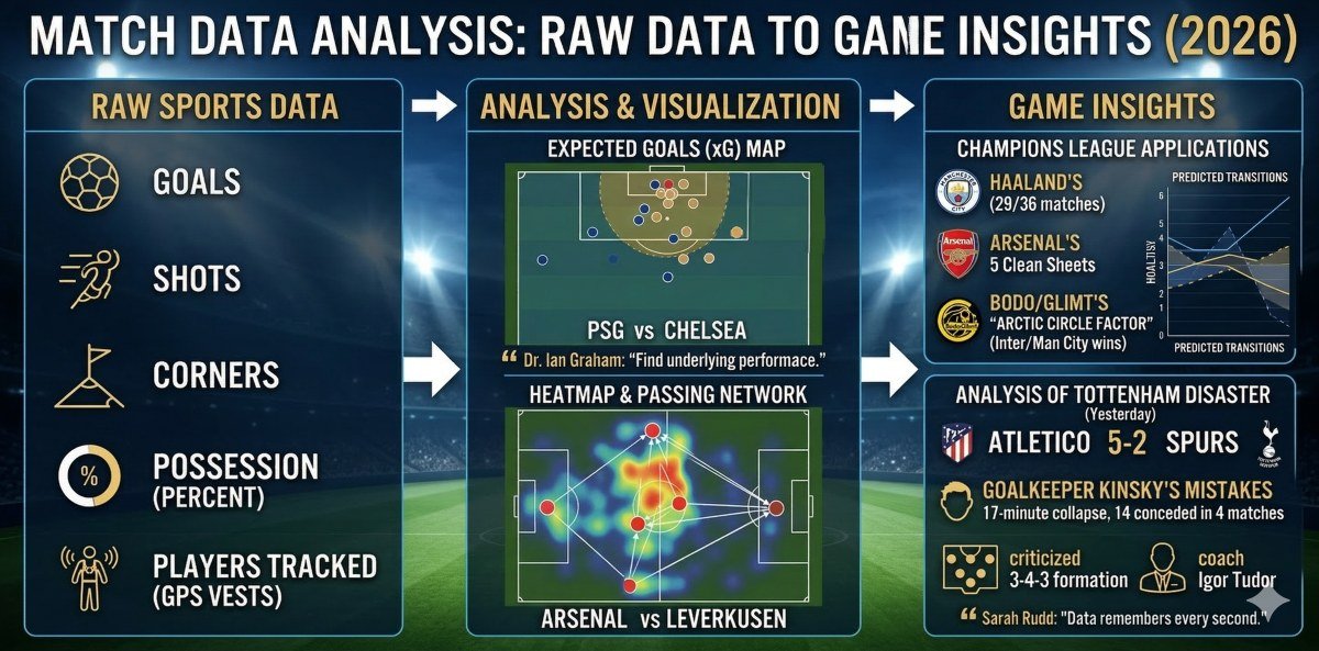경기 데이터 분석 가공되지 않은 스포츠 데이터를 경기 통찰력으로 바꾸기