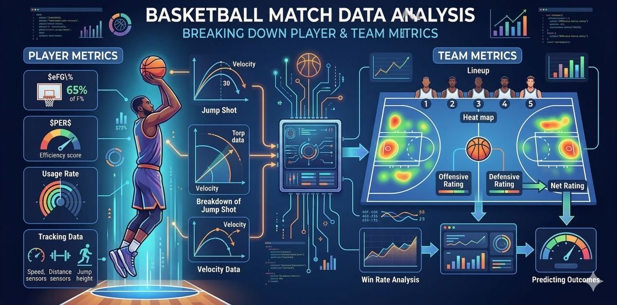 농구 경기 데이터 분석 선수 및 팀 지표 파헤치기