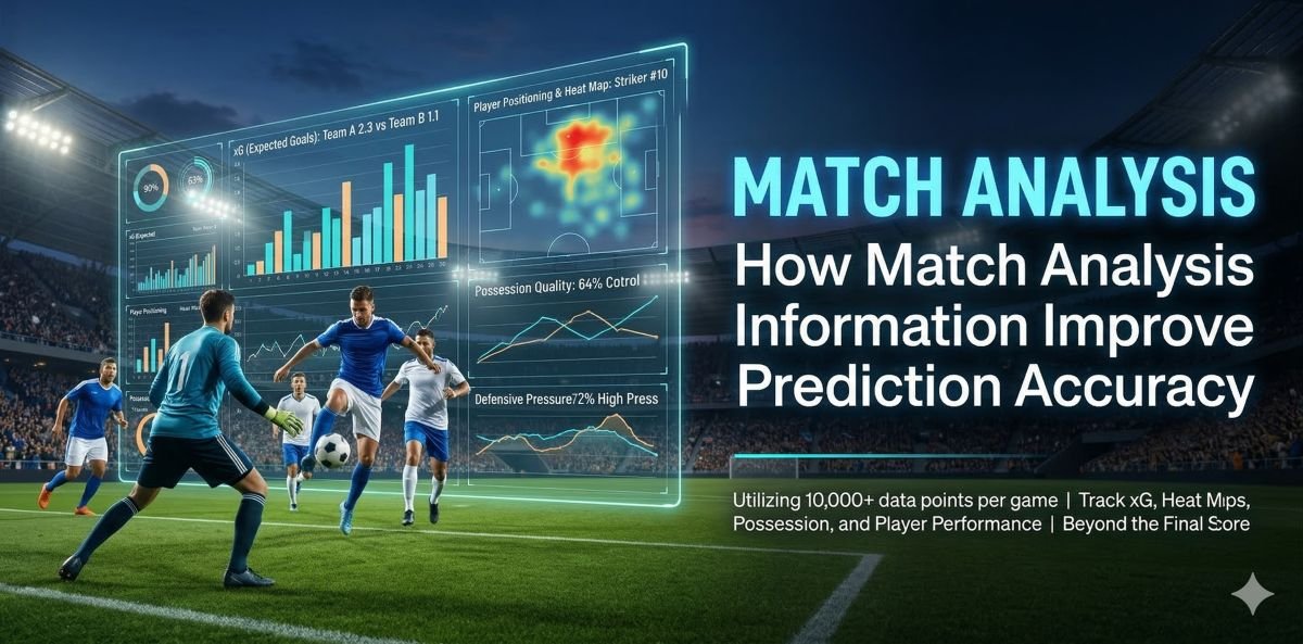 매치 분석 정보가 스포츠 예측의 정확도를 높이는 방법