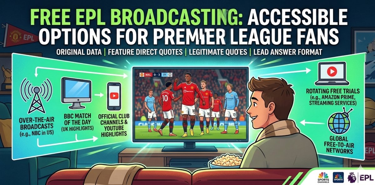 무료 EPL 중계 프리미어 리그 팬들을 위한 접근 가능한 옵션들