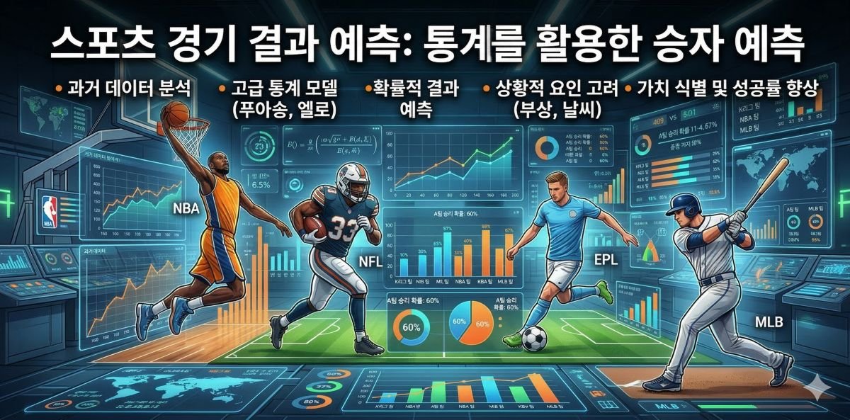 스포츠 경기 결과 예측 통계를 활용한 승자 예측