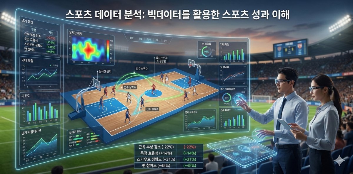 스포츠 데이터 분석 빅데이터를 활용한 스포츠 성과 이해