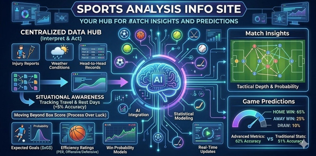 스포츠 분석 정보 사이트 경기 통찰력과 예측을 위한 허브