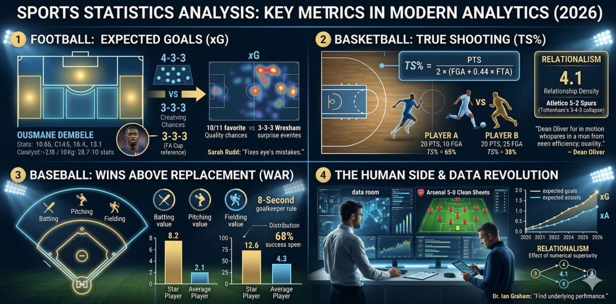 스포츠 통계 분석 현대 스포츠 분석에 사용되는 주요 지표