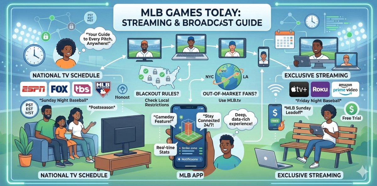 오늘 마주하는 MLB 경기 스트리밍 및 중계 가이드