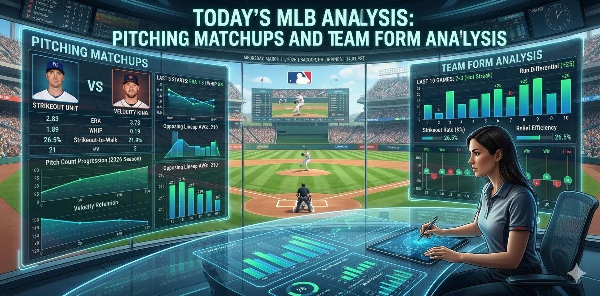 오늘의 MLB 분석 투수 매치업 및 팀 컨디션 분석