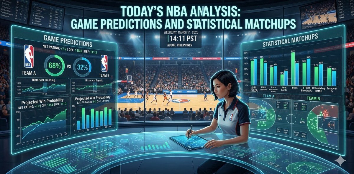 오늘의 NBA 분석 경기 예측 및 통계적 매치업