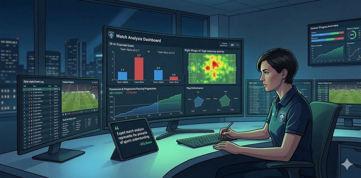 전문가 매치 분석 스포츠 경기를 평가하는 전문가의 방식