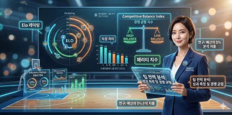 팀 전력 분석 성과 측정 및 경쟁 균형